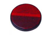 RED REFLEX REFLECTOR WITH HOLES 85 MM