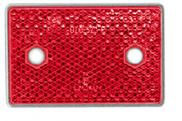 RED REFLEX REFLECTOR 114X74 MM