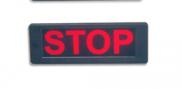 STOP SIGN IN LED 24 V RED