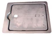 FUEL FLAP 245*190 MM WITH HOLE FOR LOCK